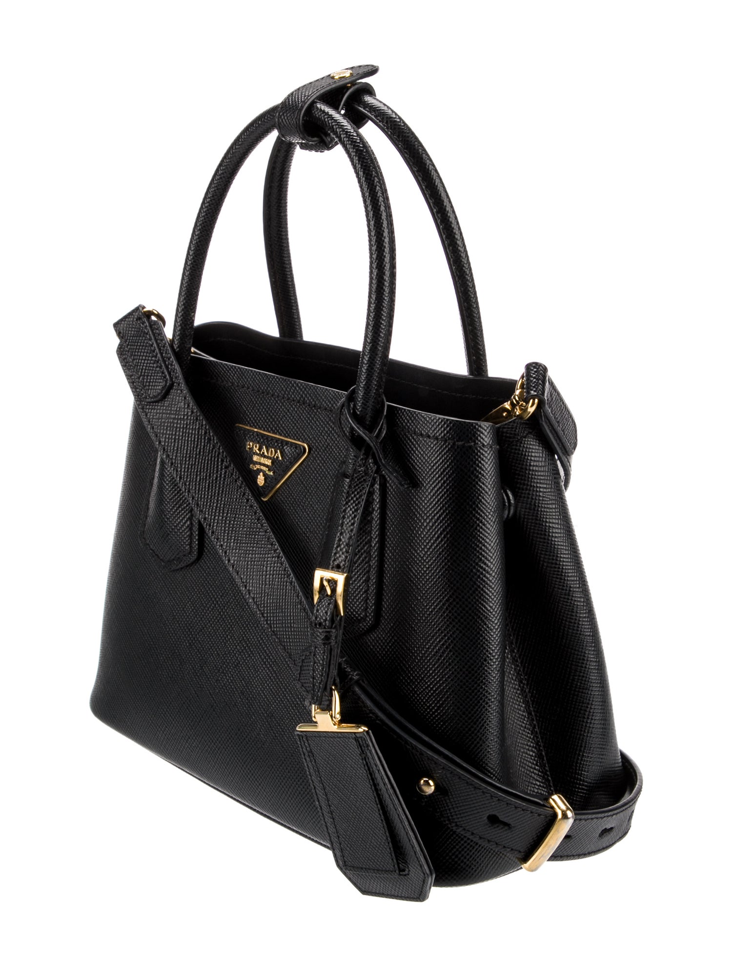 Prada Saffiano Lux Leather Shoulder Bag Mini