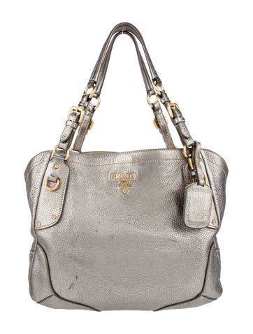 Prada Shoulder Bags Vitello Daino Leather Bag