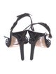 Prada Satin Slingback Sandals