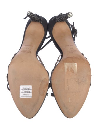 Prada Satin Slingback Sandals