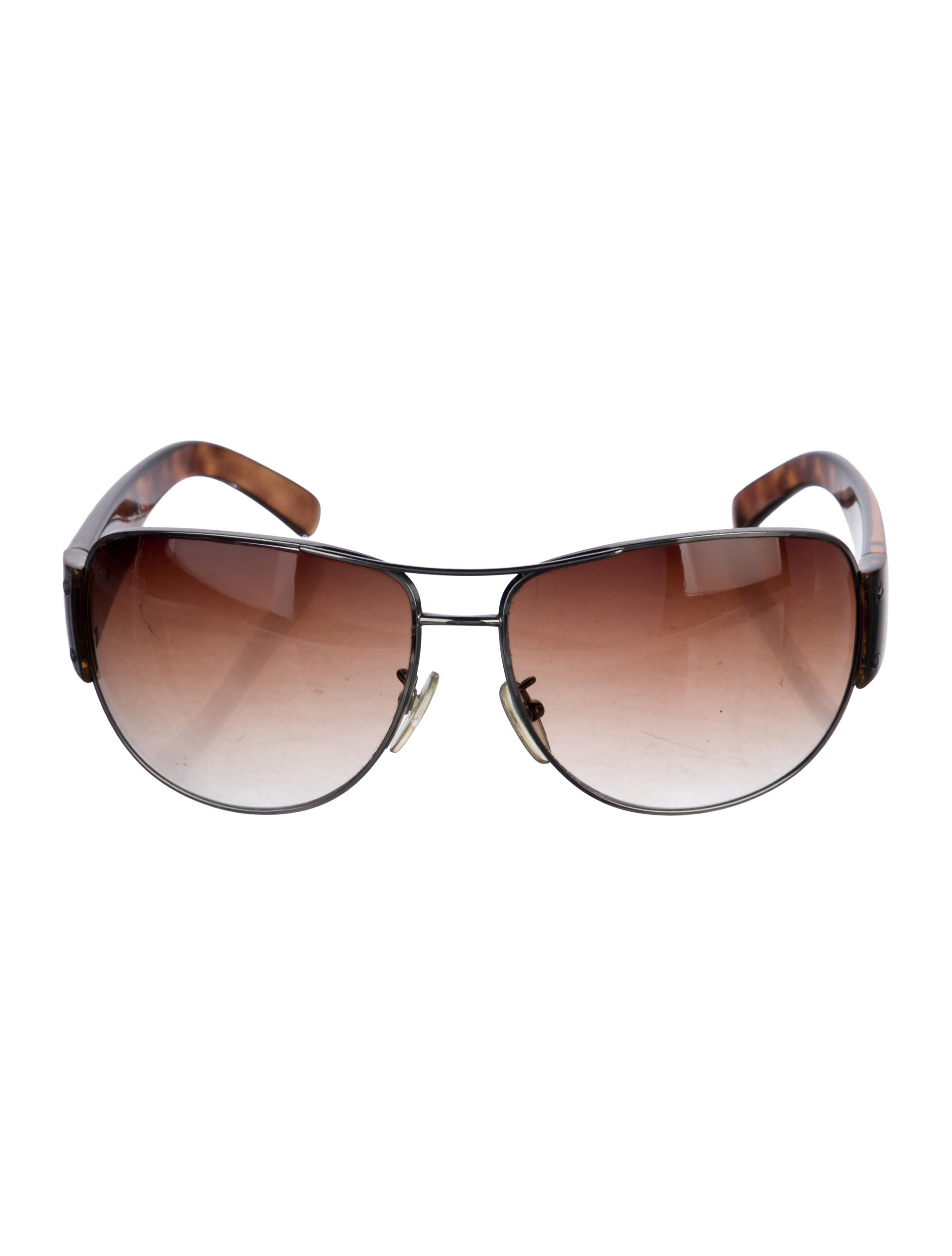 Prada Aviator Tinted Sunglasses