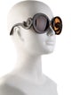 Prada Round Tinted Sunglasses