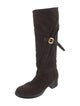 Prada Suede Riding Boots