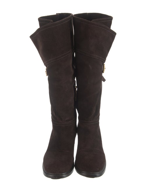 Prada Suede Riding Boots