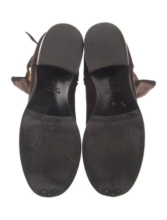 Prada Suede Riding Boots