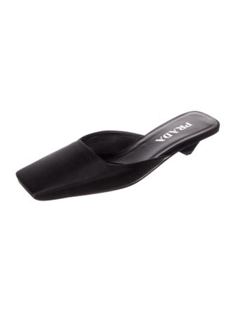 Prada Satin Mules