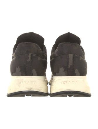Prada Nylon Camouflage Print Sneakers