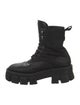 Prada Leather Combat Boots