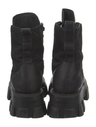 Prada Leather Combat Boots