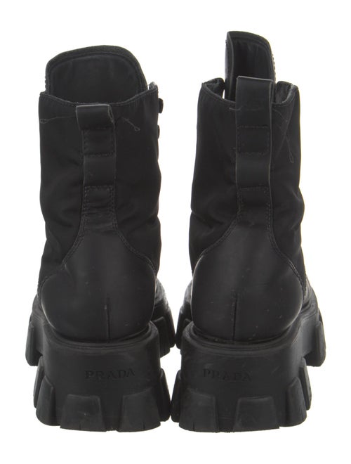 Prada Leather Combat Boots