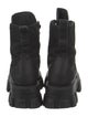 Prada Leather Combat Boots
