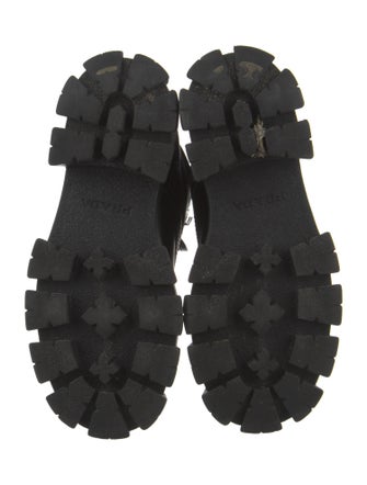 Prada Leather Combat Boots