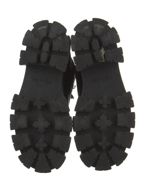 Prada Leather Combat Boots