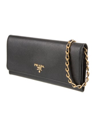 Prada Enameled Metal Triangle Evening Bag