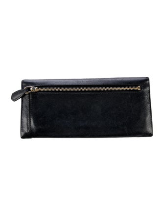 Prada Saffiano Leather Continental Wallet