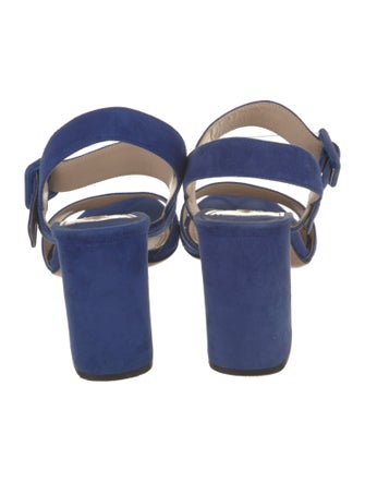 Prada Suede Slingback Sandals