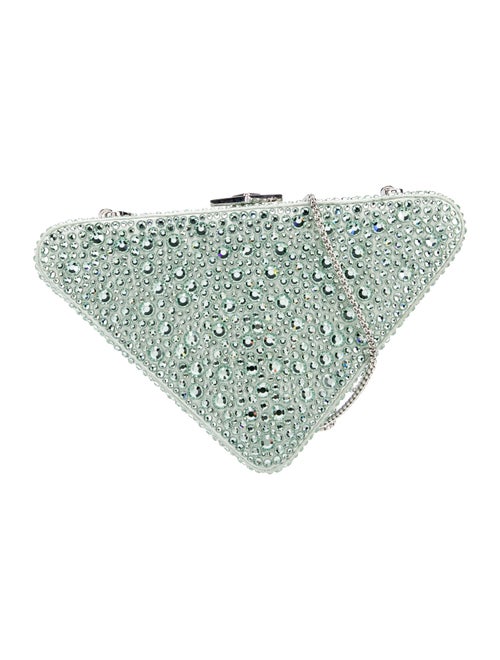Prada Crystal Triangle Mini
