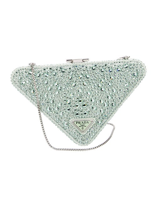 Prada Crystal Triangle Mini