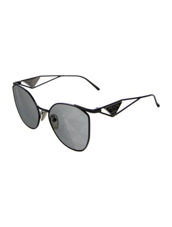 Prada Cat-Eye Mirrored Sunglasses