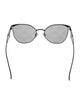 Prada Cat-Eye Mirrored Sunglasses