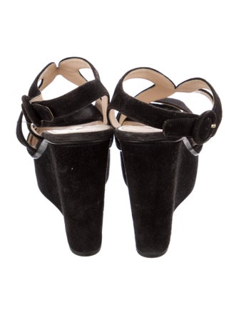 Prada Suede Slingback Sandals