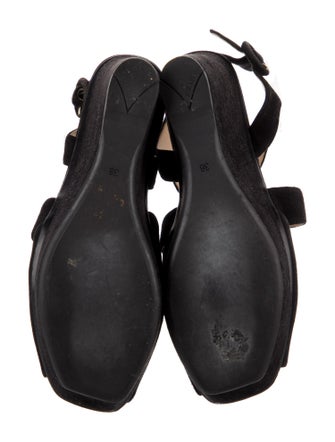 Prada Suede Slingback Sandals