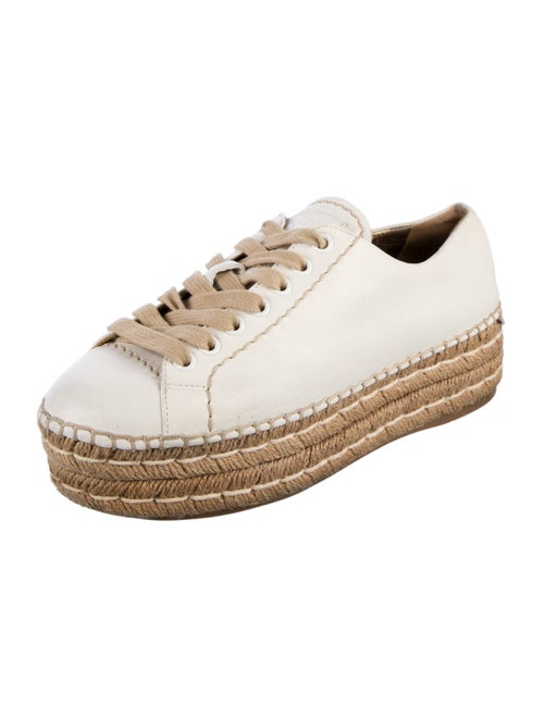 Prada Leather Espadrilles