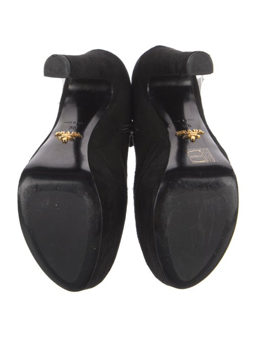 Prada Suede Lace-Up Boots