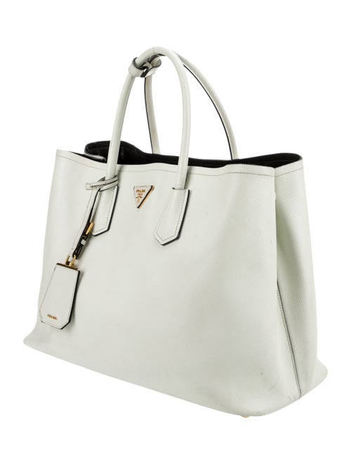 Prada Saffiano Leather Double Bag Large