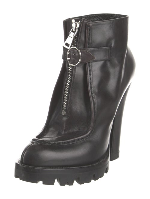 Prada Leather Lace-Up Boots