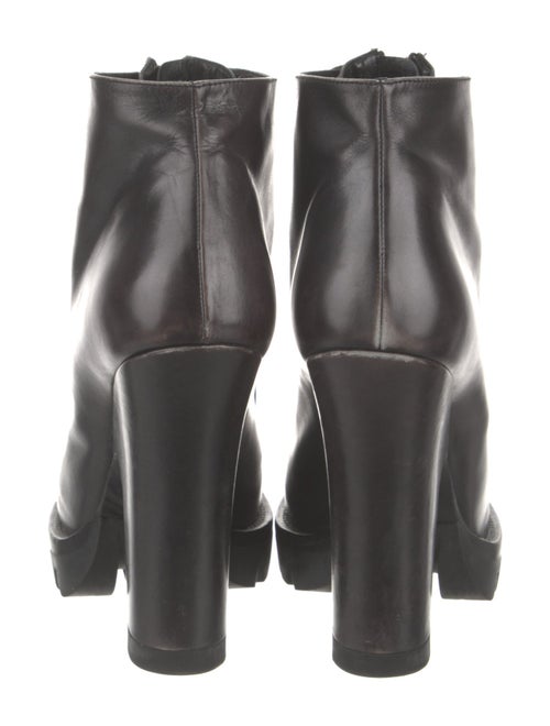 Prada Leather Lace-Up Boots