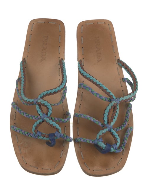 Prada Leather Slides