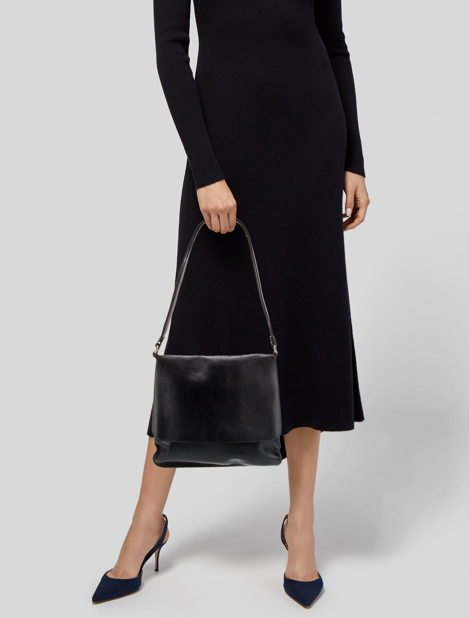 Prada Leather Shoulder Bag Small