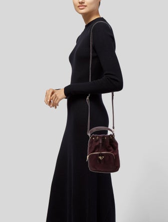 Prada Tessuto Nylon Bucket Bag