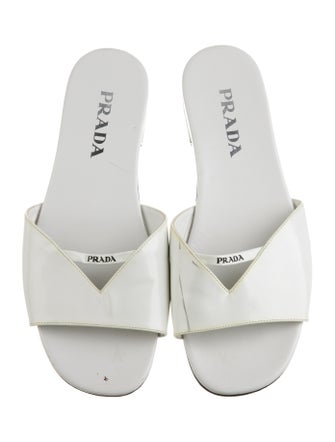 Prada Leather Slides