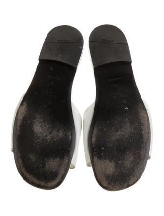 Prada Leather Slides