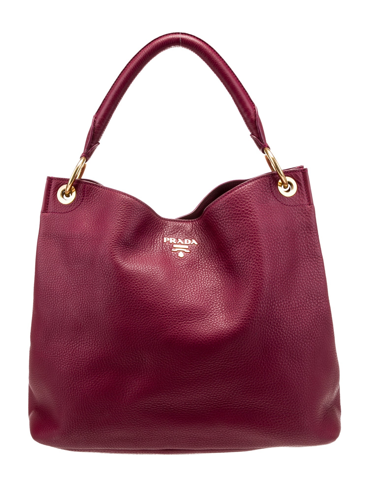 Prada Vitello Daino Leather Hobo