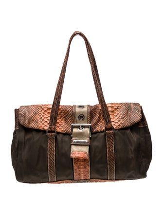 Prada Tessuto Nylon Shoulder Bag Vintage
