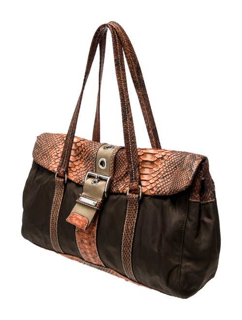 Prada Tessuto Nylon Shoulder Bag Vintage