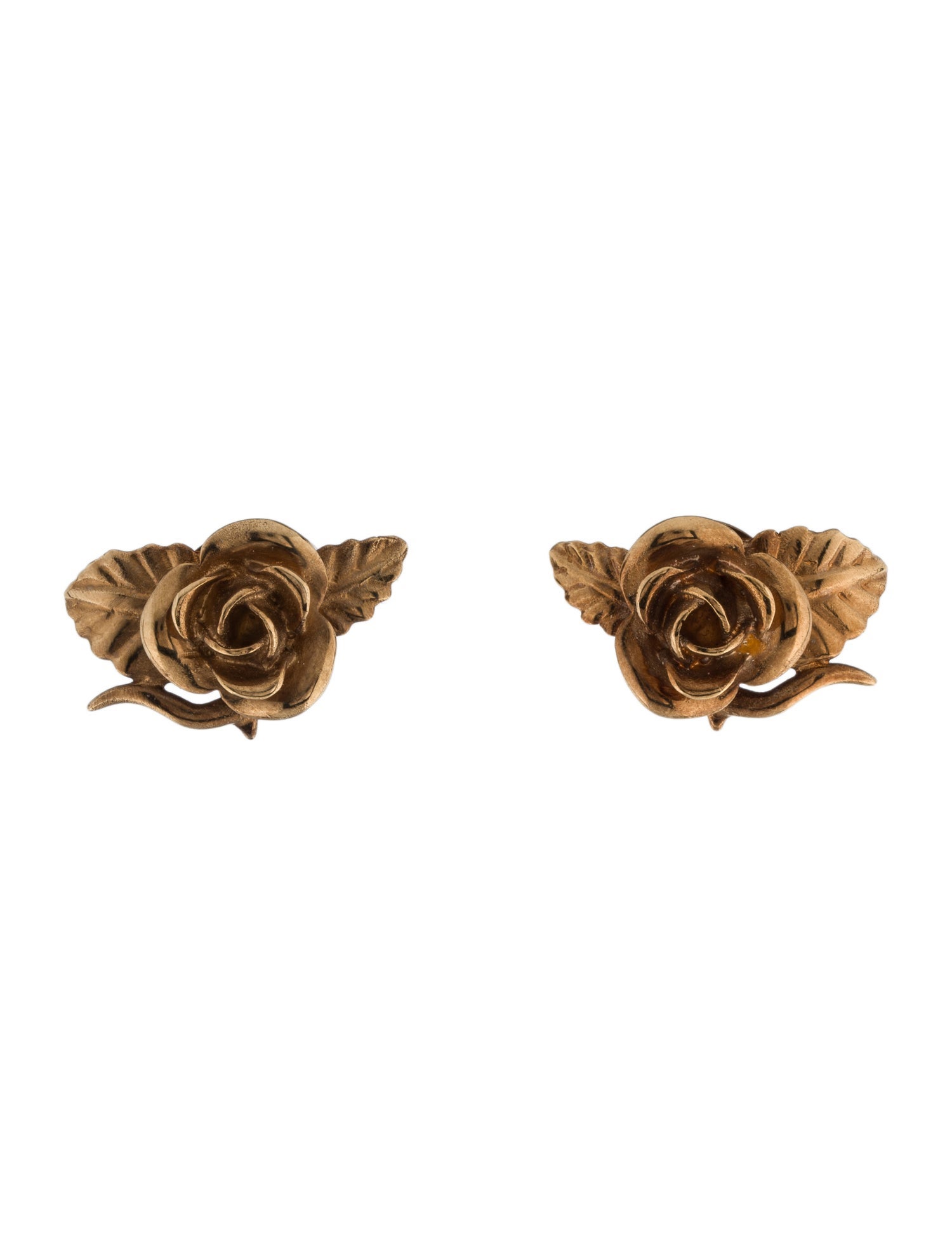 Prada Rose Stud Earrings