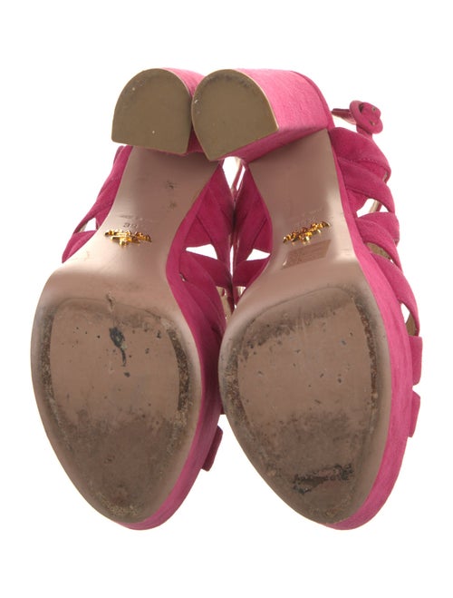 Prada Suede Slingback Sandals