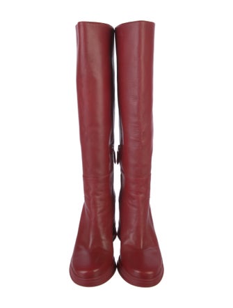 Prada Leather Riding Boots