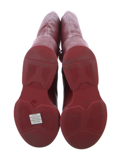 Prada Leather Riding Boots