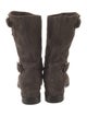 Prada Suede Moto Boots