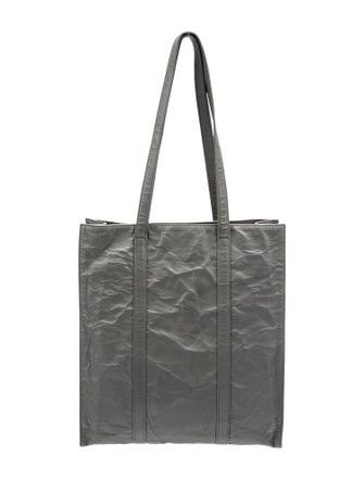 Prada Enameled Metal Triangle Tote
