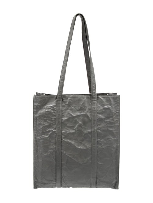 Prada Enameled Metal Triangle Tote