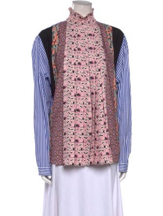 Prada 2020 Printed Button-Up Top