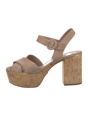 Prada Suede Sandals