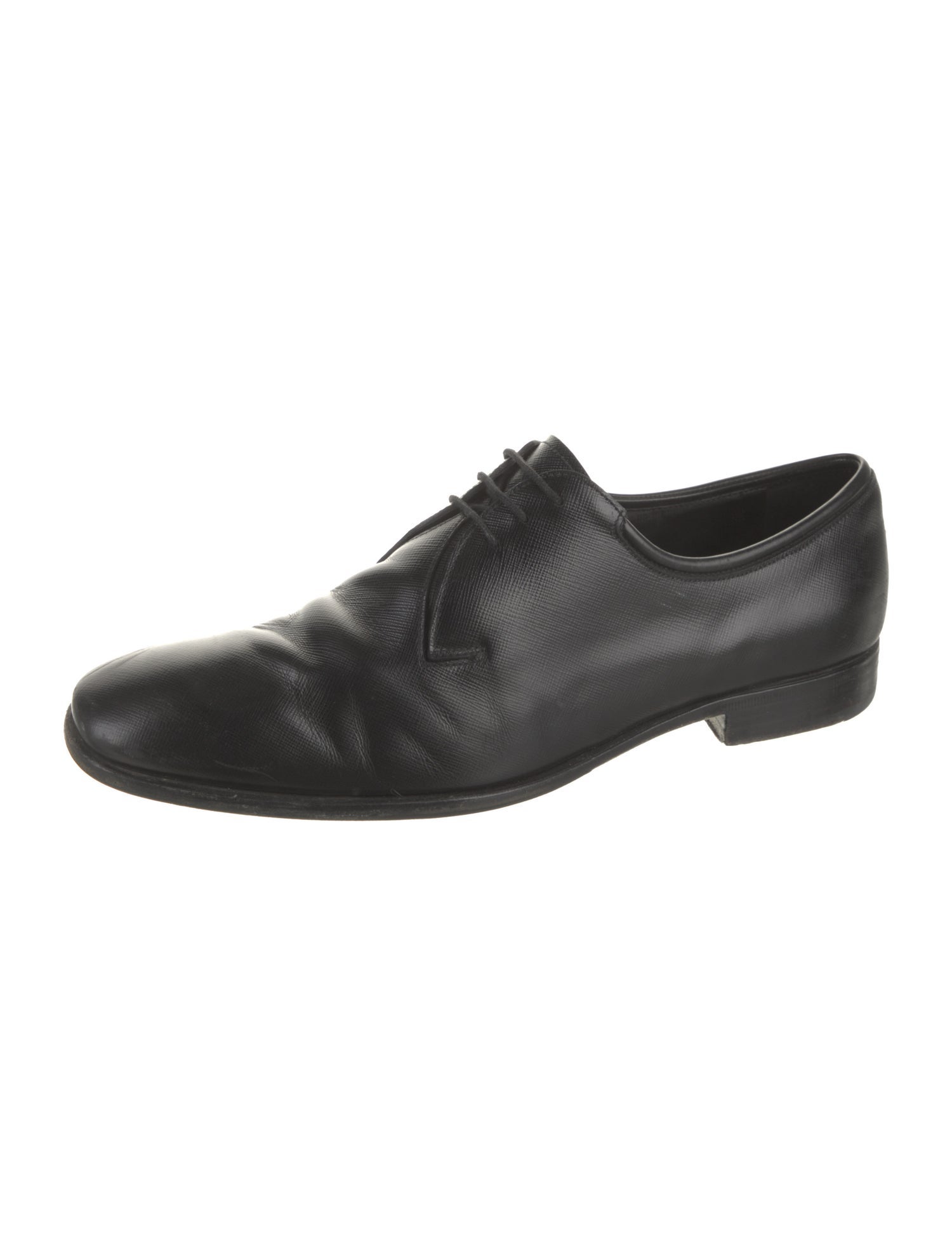 Prada Saffiano Leather Oxfords