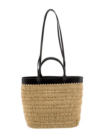 Prada Raffia Bucket Bag Small